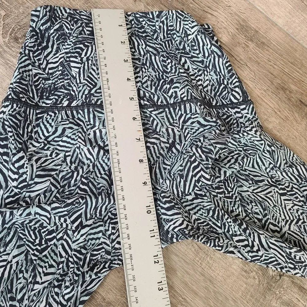 Lululemon Wunder Under Pant Hi-Rise Dazzle Nulux 50g Alpine White Black Size 4 - Picture 7 of 9